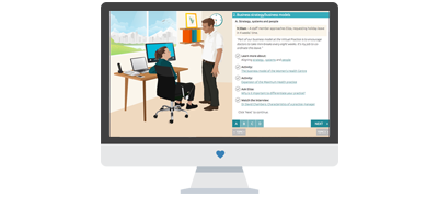 Workplace online training for general practice doctors