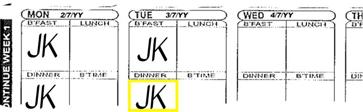 Signed sheet