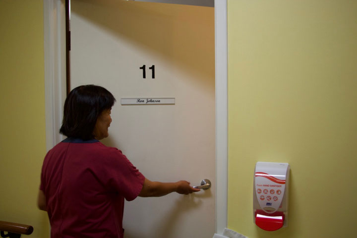 Jamie talking to Ron